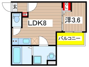 エバーグリーンTACHIBANAの物件間取画像